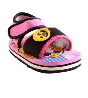 

Chiu Girls Velcro Strappy Sandals(Black