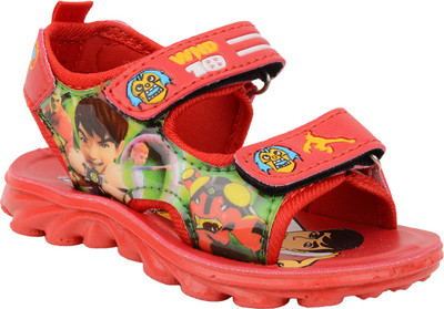 

WINDY Boys & Girls Velcro Flats(Red