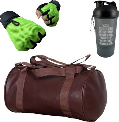 

Hyper Adam Premium Look Stylish Gym Bag, Protein Shaker And Gym Glove With Wrist Support Combo Gym & Fitness Kit