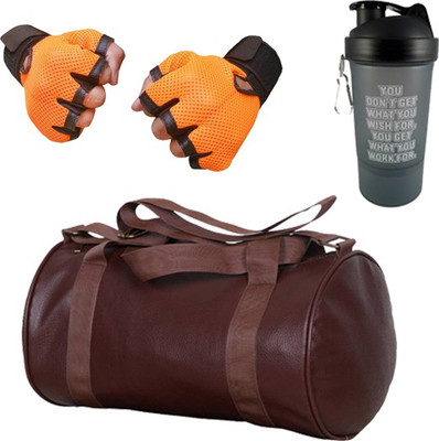 

Hyper Adam Stylish Multi-purpose Gym Bag, Protein Shaker And Gym Glove With Wrist Support Combo Gym & Fitness Kit
