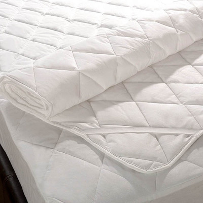 

Viktoria Home's Elastic Strap  Size Mattress Protector(White
