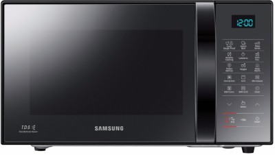 SAMSUNG 21 L Convection Microwave Oven(CE76JD-M/TL, Mirror Black)