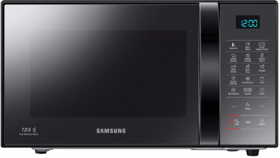 Samsung 21 L Convection Microwave Oven(CE78JD-M/TL, Mirror Black)