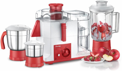 

Prestige 4118 550 W Juicer Mixer Grinder(Multicolor, 3 Jars)