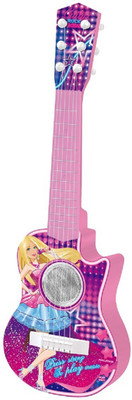 

Emob Battery Operated 55cm 6 Tight Tunable String Party Play Rock Music Guitar Toy With 3 Different Mode & Colorful Light(Pink)