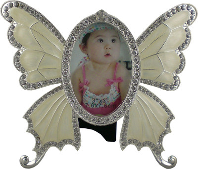 

Trinity Metal Photo Frame(White, 1 Photos)