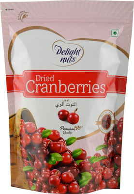 Delight Nuts Dried Cranberries, 200g Cranberries(200 g, Pouch)