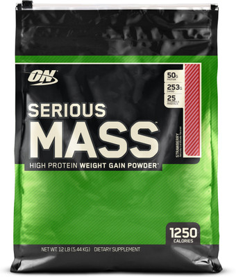 Optimum Nutrition Serious Mass Weight Gainers/Mass Gainers(5.44 kg, Strawberry) available at flipkart for Rs.4670