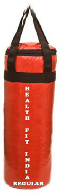 

HEALTH FIT INDIA Regular 2.0 Feet Long, SRF - STANDARD Material, Red Color, Unfilled with Hanging Straps Hanging Bag(2.0, 24 kg)