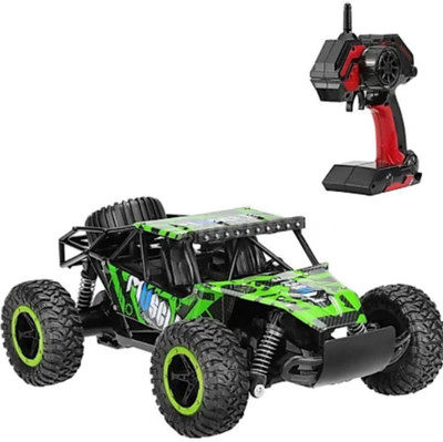 

SANJARY GOOD QUALITY HIGH SPEED RACING MONSTER BUGGY 20 KM/H 1:18 2.4 GHZ (GREEN) (MULTI-COLOUR)(Green)