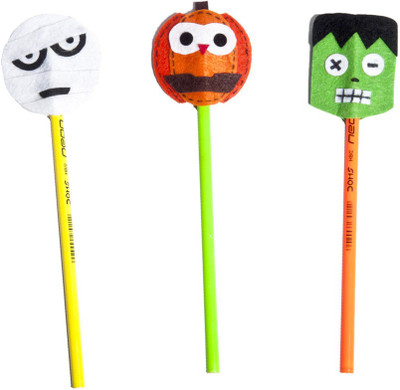 

Lill Pumpkins halloween set of 3 pencil topper
