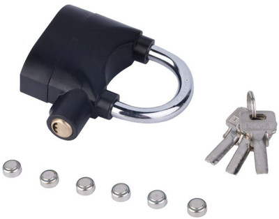 selva front Alarm Padlock Safety Safety Lock(Black)