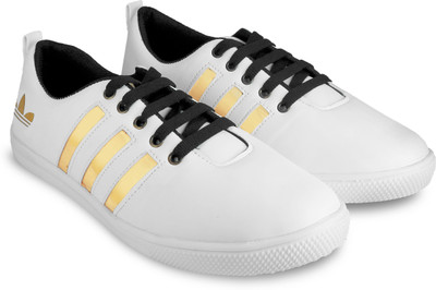 

Zornado Casuals For Men(White, Gold