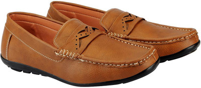 FAUSTO Stylish Loafers For Men(Tan