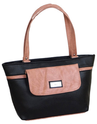 

Nemichand Jewels Girls Casual Pink, Black PU Shoulder Bag, Black;pink