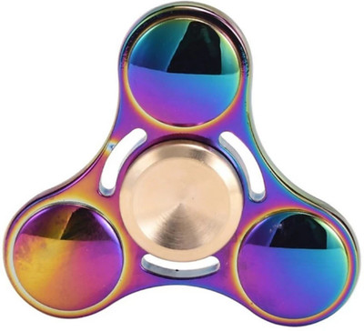 

ROSE Rainbow hybrid ceramic bearings Metal Fidget Spinner with Spin time of nearly 5 minutes (Multicolor)(Multicolor)