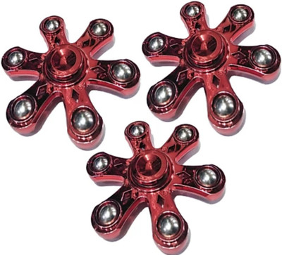

SANJARY HIGH SPEED HYBRID CERAMIC METAL BEARINGS SET OF 3 (RED)(Red)