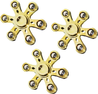 

SANJARY HIGH SPEED METAL SPINNER 5X SET OF 3 (GOLD)(Gold)