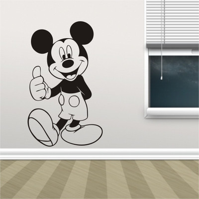 

SN Graphics  PVC Vinyl Sticker(Pack of 1, Black