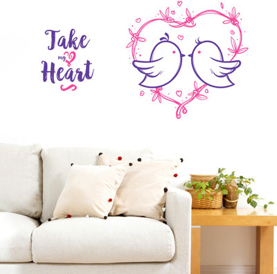

Orange and Orchid  PVC Vinyl Sticker(Pack of 1, Multicolor