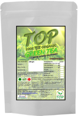 

Top Organic Chamomile Mint Green Tea (300 gms) Herbal Tea Vacuum Pack(300 g)