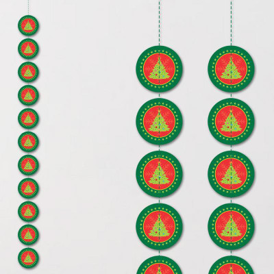 

Paper Magic Paper Christmas Round Frill / Toran(PAPER)