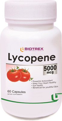 

Biotrex Nutraceuticals Lycopene with Multivitamins - 5000mcg(60 No)