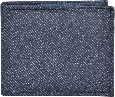 

Cherryland Men Blue Artificial Leather Wallet(1 Card Slot), Denim blue