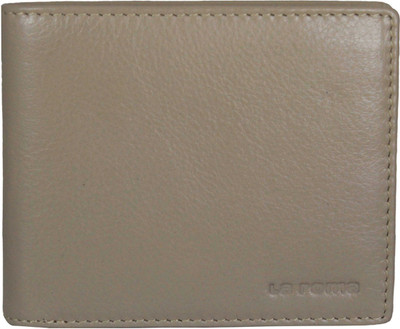 

LA ROMA Men Beige Genuine Leather Wallet(6 Card Slots), Taupe
