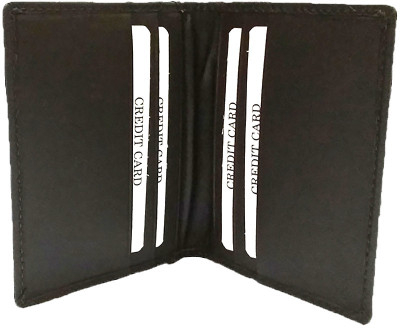 

Leather Home Men Brown Genuine Leather Card Holder(6 Card Slots), Cc_br