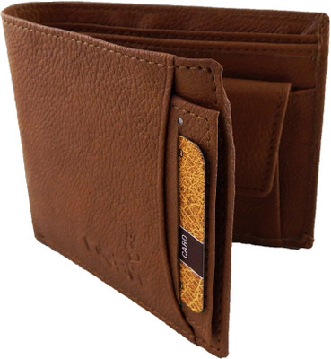 

Orbit Men Tan Genuine Leather, Fabric Wallet(7 Card Slots)