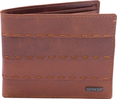 

Spykar Men Brown Genuine Leather Wallet(8 Card Slots)