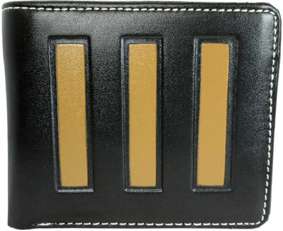 

urfashion Men Black, Yellow Artificial Leather Wallet(3 Card Slots)