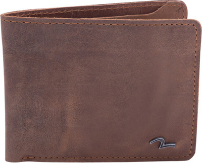 

Spykar Men Brown Genuine Leather Wallet(8 Card Slots), Tan