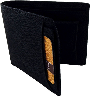 

Orbit Men Black Genuine Leather, Fabric Wallet(7 Card Slots)