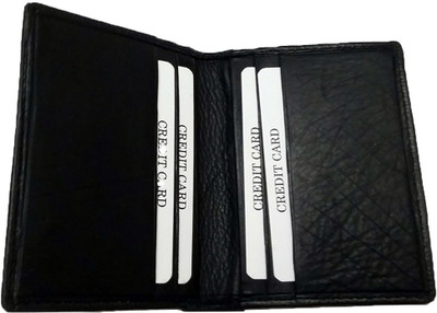 

Leather Home Men Black, Brown Genuine Leather Card Holder(6 Card Slots), Cc_bl;cc_br