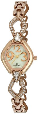 Maxima Swarovski Analog Mother of Pearl Dial Women's Watch  - For Women   Watches  (Maxima)
