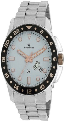 Maxima Attivo Collection Analog White Dial Men's Watch  - For Men   Watches  (Maxima)