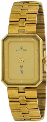Maxima Analog Gold Dial Men's Watch  - For Men   Watches  (Maxima)
