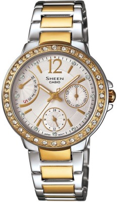 Casio SX136 Sheen Analog Watch  - For Women   Watches  (Casio)