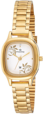 

Maxima Analog White Dial Women's Watch - For Women