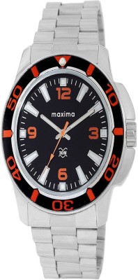 Maxima Analog Black Dial Men's Watch  - For Men   Watches  (Maxima)