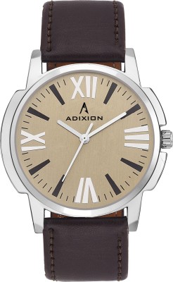 ADIXION 9502SLA5 New Stainless Steel watch with Genuine Leather Strep Watch  - For Men   Watches  (Adixion)