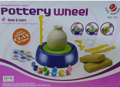 

RIANZ Imaginative Arts POTTERY WHEEL Game & Learn Educational Toy