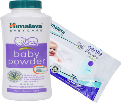 

Himalaya Herbals Baby powder (200g)+Himalaya Herbals Gentle baby Wipes (72 Sheets)(White)