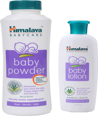 

Himalaya Herbals Baby powder (400g)+Himalaya Herbals Baby Lotion (200ml)(White)