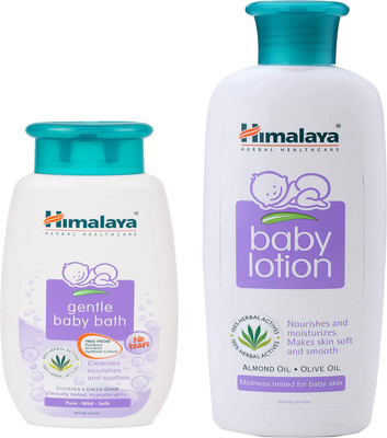 

Himalaya Herbals Gentle baby bath (100ml)+Himalaya Herbals Baby Lotion (200ml)(White)