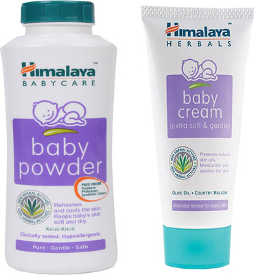 

Himalaya Herbals Baby powder (100g)+Himalaya Herbals Baby Cream (100g)(White)