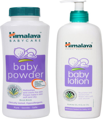 Himalaya Herbals Baby powder (400g)+Himalaya Herbals Baby Lotion (400ml)(White)