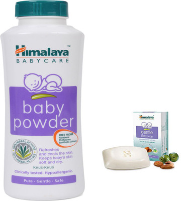 

Himalaya Herbals Baby powder (50g)+Himalaya Gentle Baby Soap (25g)(White)